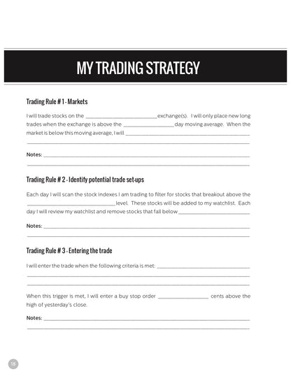 The Trading Journal - Digital Version